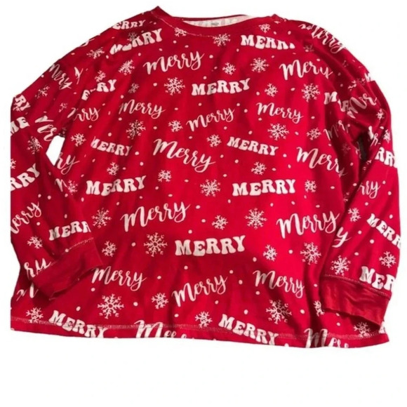 Holiday Time Christmas Family Matching Pajamas Set Red Cartoon Winter Size L/XL - Picture 13 of 15